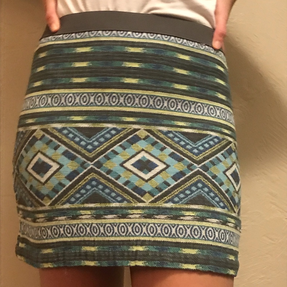 Tribal Print Skirt